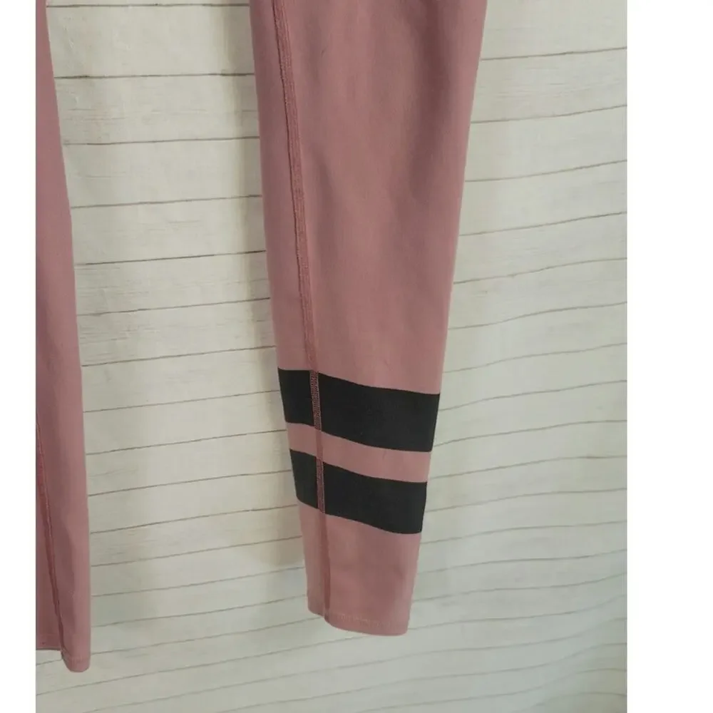 Alo Gradient Grenache High Waist Airbrush Leggings in Printed Pink, sz Medium